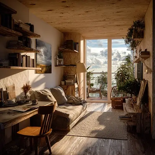 Tiny House phrasal verbs for small living